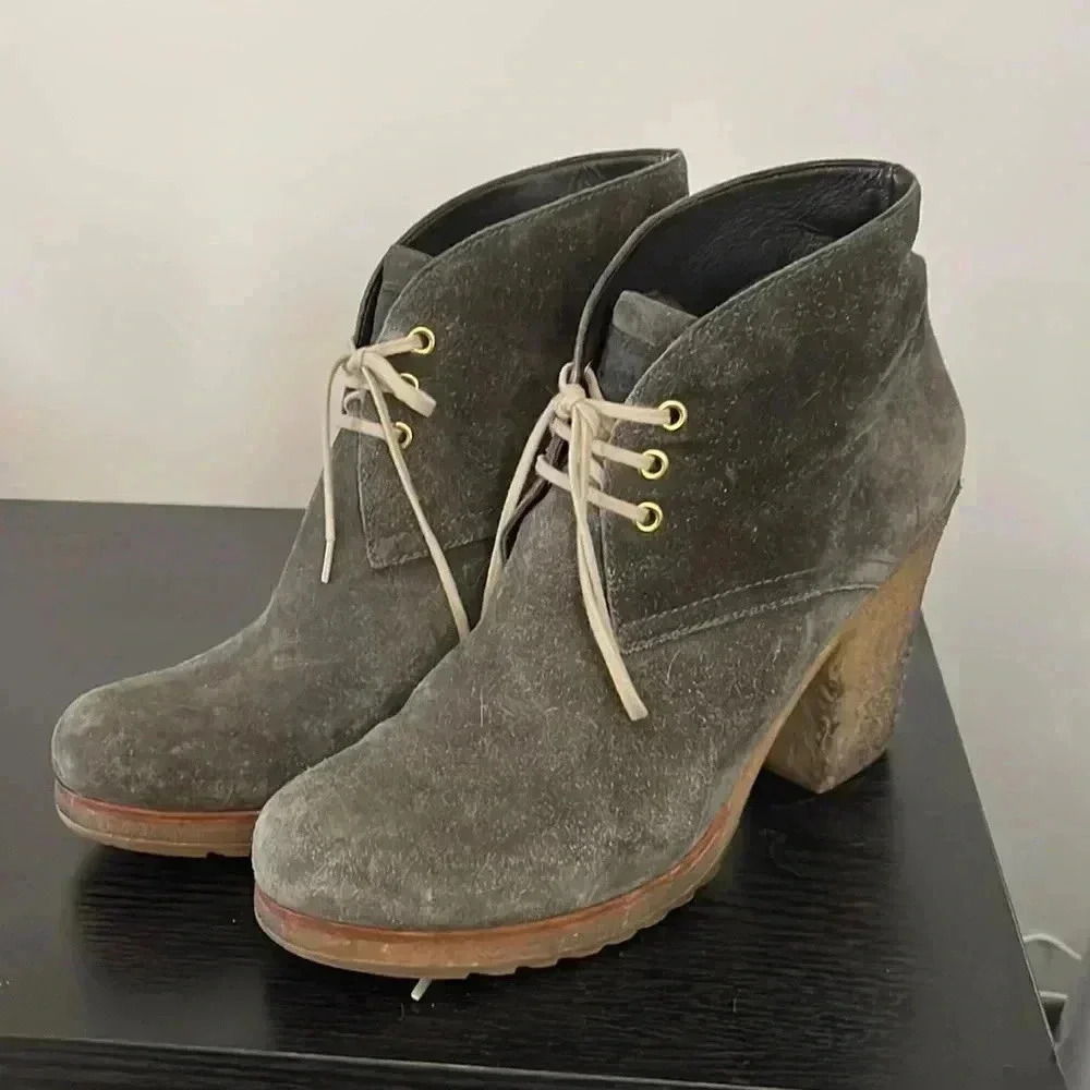 Dark green Prada booties - Picture 2 of 7